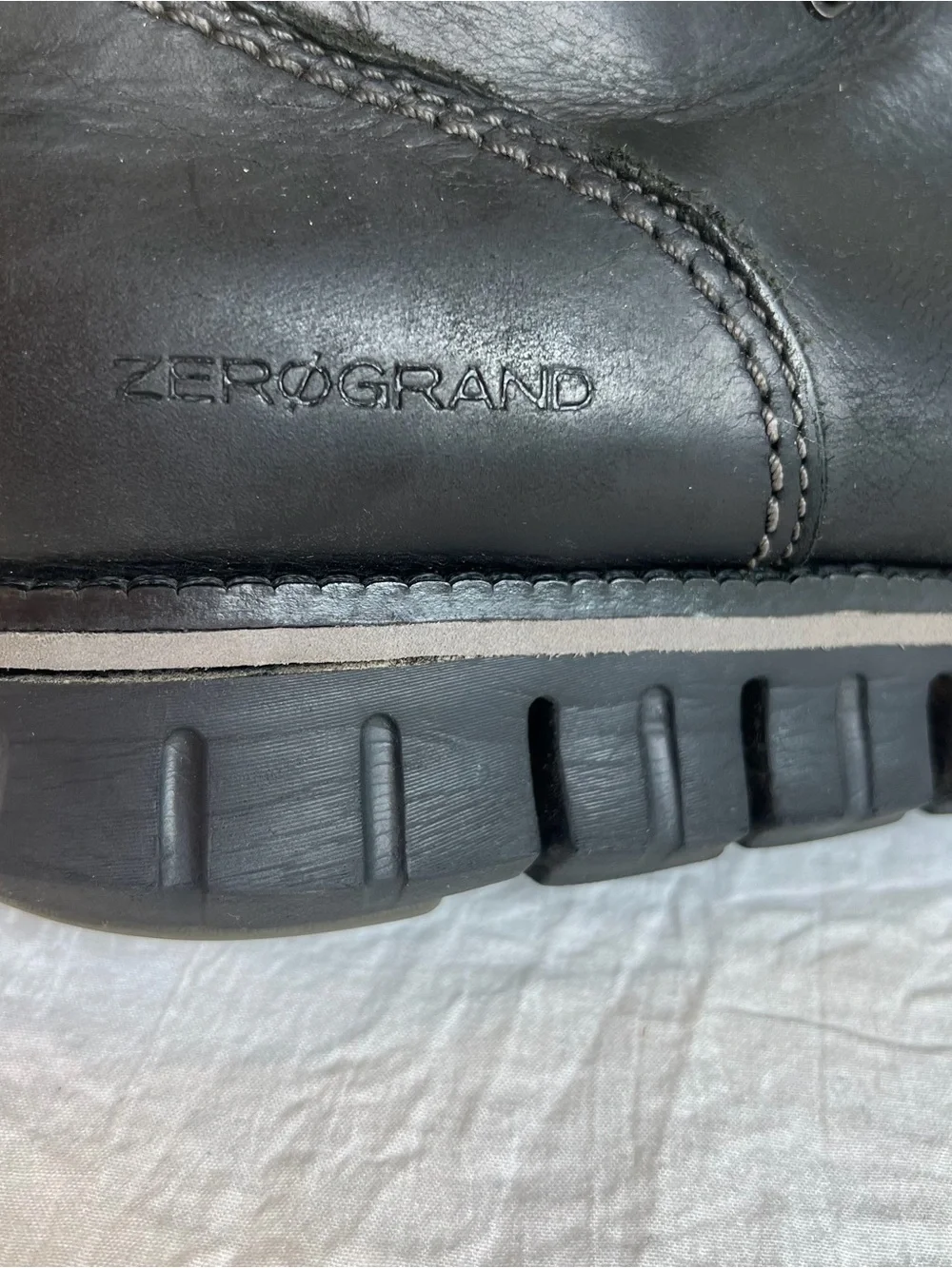 Cole Haan ZeroGrand Hiker Boots Waterproof Black Leather C30403 Men’s sz11.5W